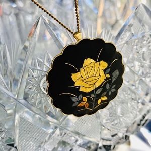 Vintage Damascene necklace/pendant new in box